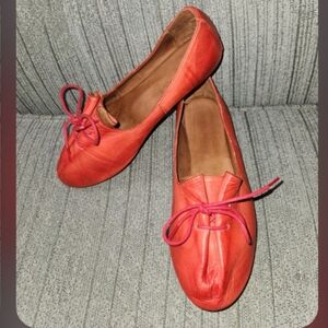 Miz Mooz Ruched Ballet Flats